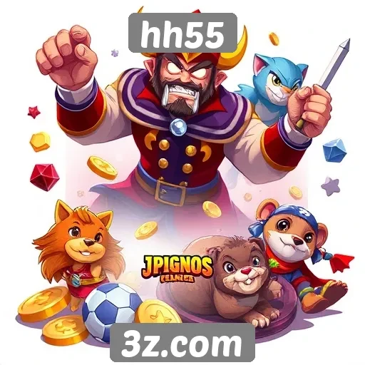 hh55 oferece diversidade de jogos online