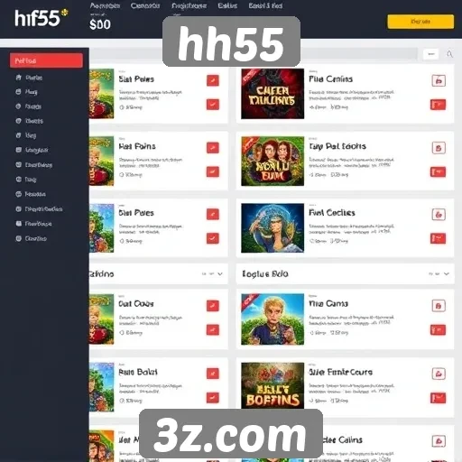 Novas funcionalidades do site hh55 para jogadores