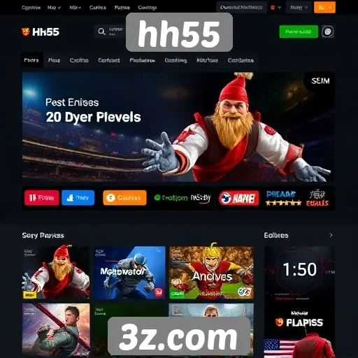 Mudanças no design do site hh55 impactam jogadores